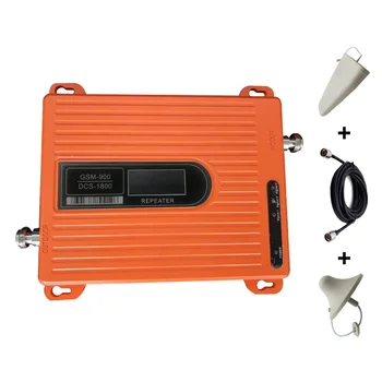 

LCD Display GSM 900 UMTS 1800 mhz Dual Band Repeater 2G 3G 4G LTE Phone Amplifier Cellular Mobile Booster