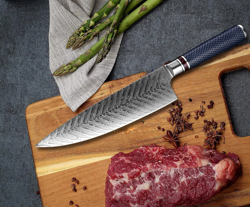 XITUO 8-inch Damascus Steel Chef Knife