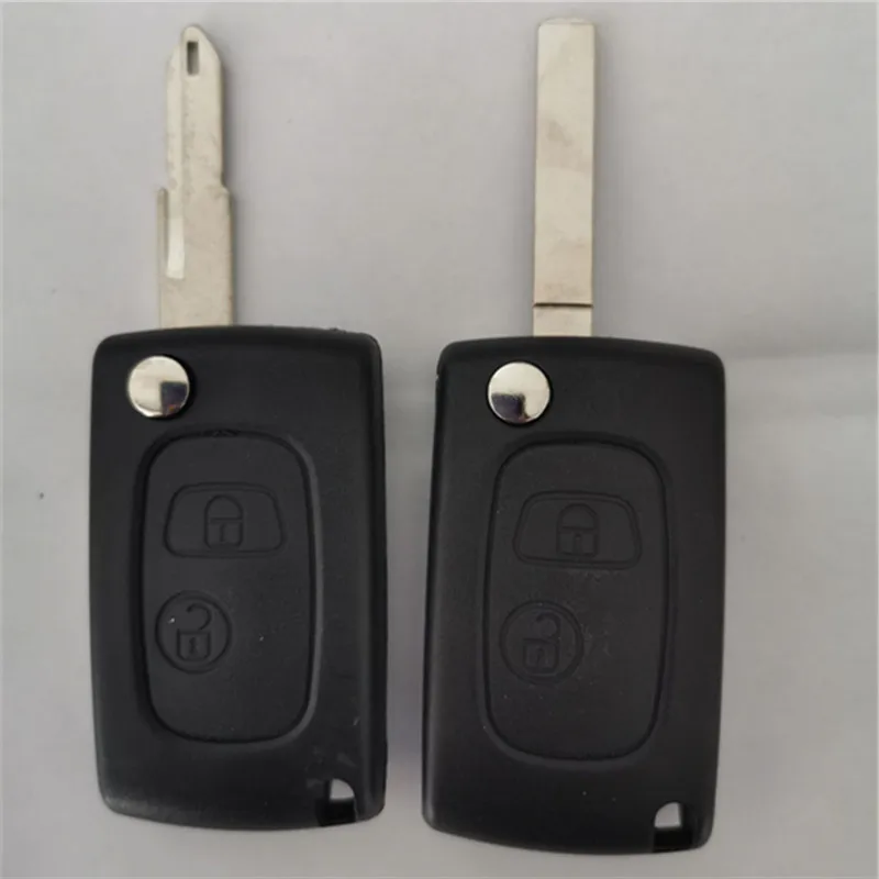 Модифицированная задняя крышка DAKATU для Peugeot 107 207 307 407 607 1007 2 кнопки Citroen C1 C2 C3 чехол