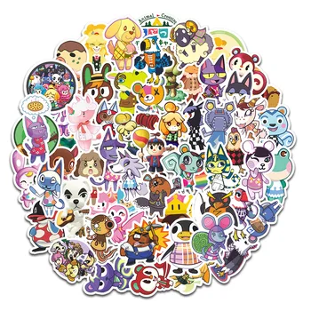 

Amiibo Animal Crossing Sticker Forest Friends Club Graffiti pegatinas Mobile Computer Skateboard Stickers