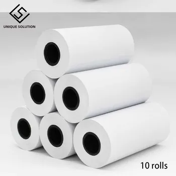 

Thermal Paper Rolls 80 x 40 mm (10Rolls/Case) Mobile POS Paper Roll for 80mm Bluetooth Cash Register Printer