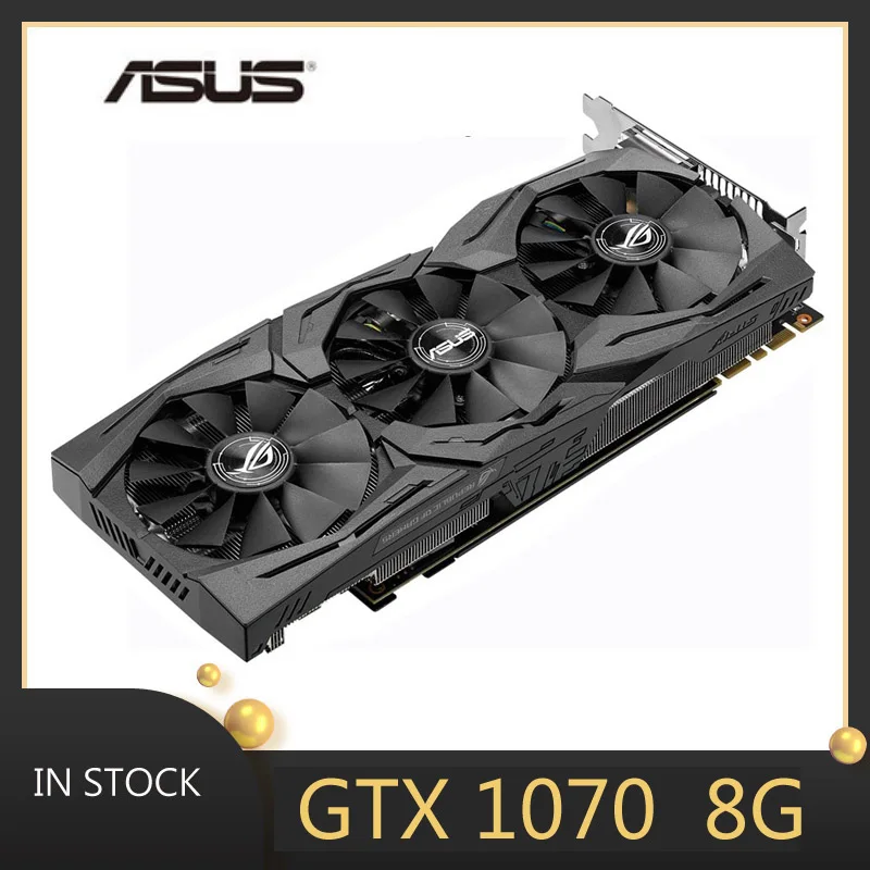 Видеокарта Asus gpu nvidia geforce GTX 1070 8g видеокарта pubg компьютерная игра на настольной