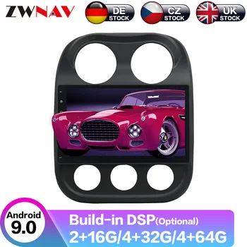 

Android 9 4+64G DSP IPS Car Player GPS Navigation For Compass 2014-2015 Head Unit Multimedia Player Tape Recorder