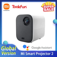 New Global Version Xiaomi Mi Smart Projector 2 Netflix Home Theater Android TV 4K Input Auto-Focusing Dolby Keystone Correction