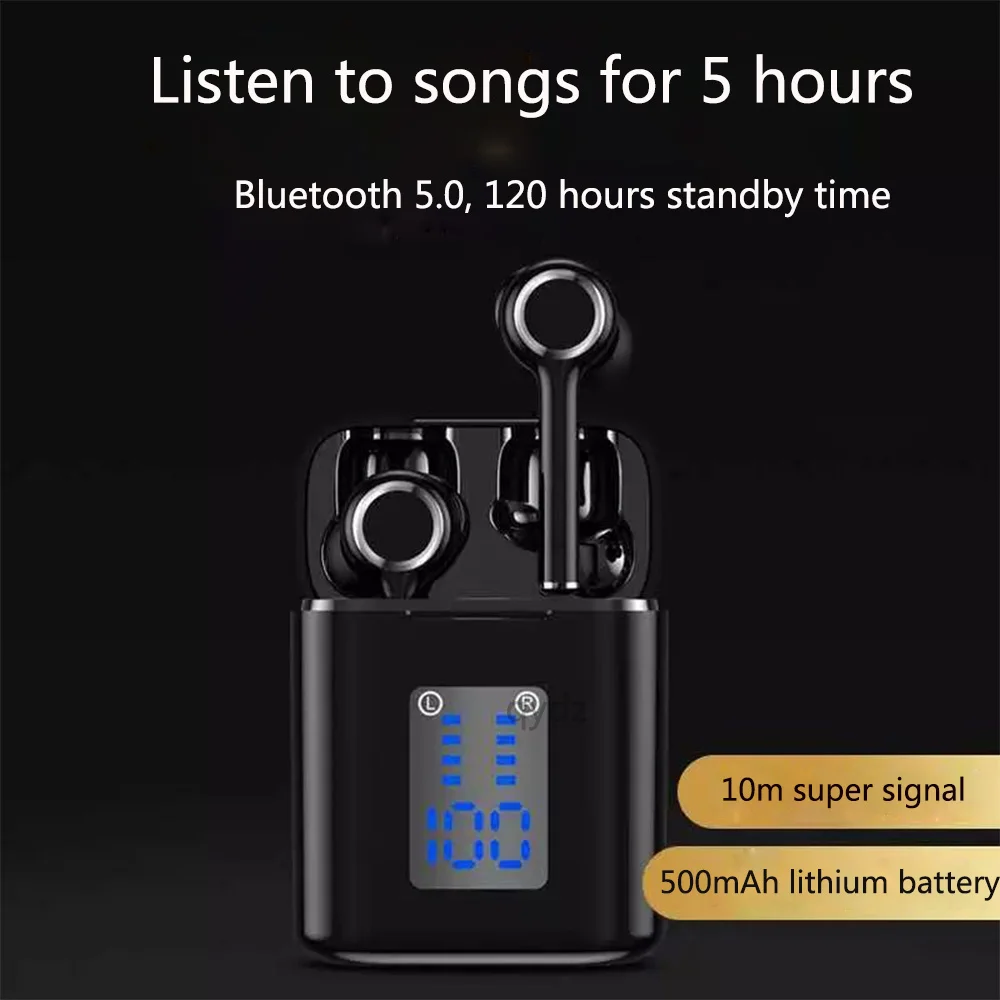TWS наушники TG905 с зарядным футляром поддержкой Bluetooth 5 0 и микрофоном|Наушники