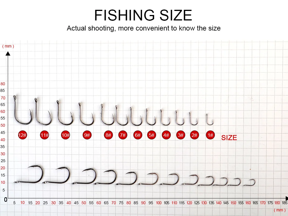 FISH KING 50-100 шт. Высокоуглеродистая сталь ISEAMA светящийся рыболовный крючок с колючей спинкой 1-12# черный золотой красный одиночный крючок для ловли карпа Япония