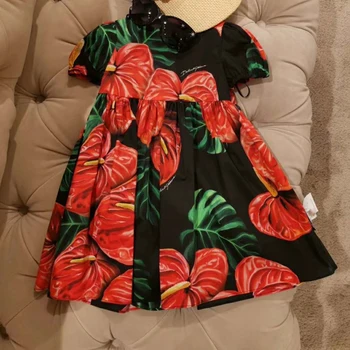 

BoBomoon 2020 NEW Summer Baby Girls Casual Dresses Fashion Beach Christmas PARTY Dress Girl Thanksgiving Girl Princess Dress