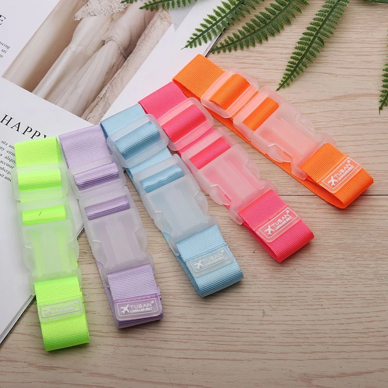 Adjustable Luggage Strap Nylon Accessories Hanging Buckle For Suitcase Travel