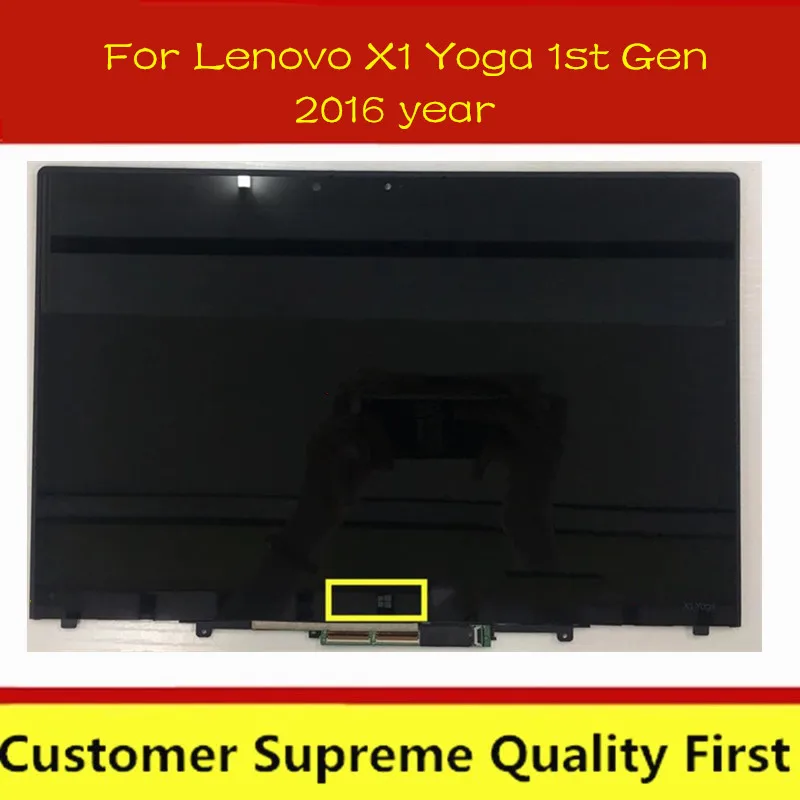 Оригинальный Новый Полный ЖК дисплей для Lenovo Thinkpad X1 Yoga 1 го поколения 2016 FHD 14 0