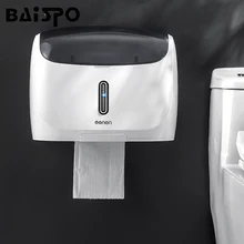 BAISPO держатель туалетной бумаги настенное крепление туалетной бумаги Диспенсер для ванной портативный тканевая коробка для хранения товары для дома, ванной