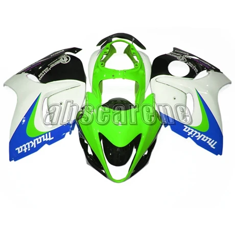 Инжектор полный обтекатель комплект для Suzuki GSXR1300 Hayabusa 2008- 09 10 11 12 13 14 15 16 ABS Кузов глянцевый зеленый белый черный
