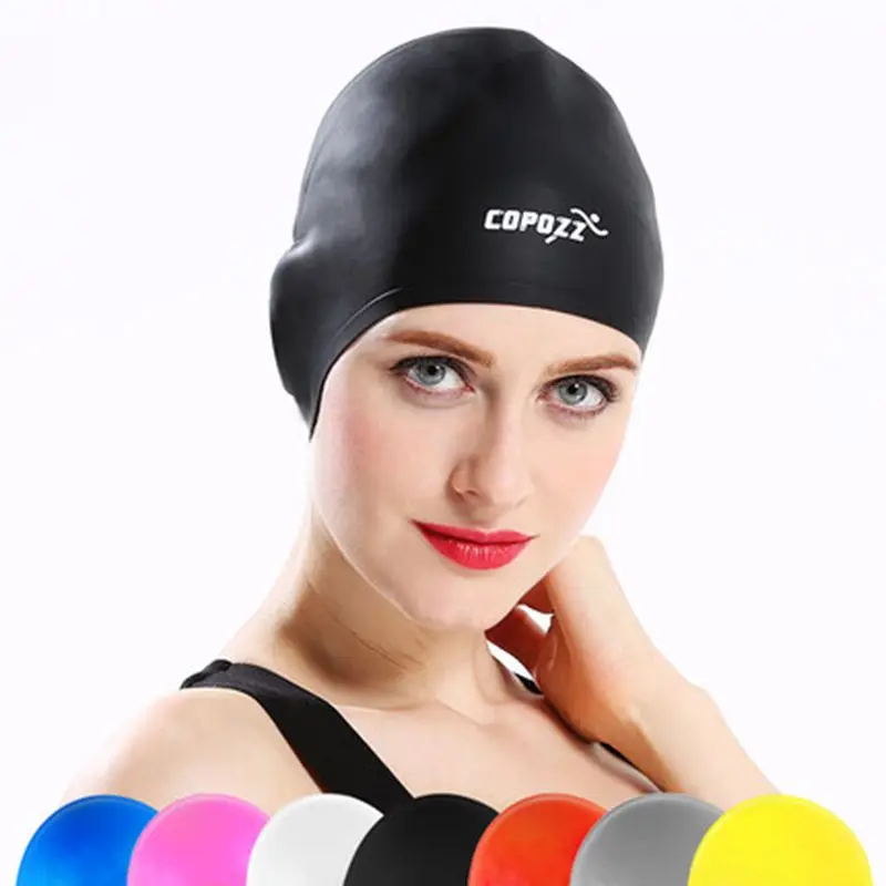 Bonnet de natation professionnel de haute qualité unisexe sport Silicone étanche  cache oreilles oreille protecteur bonnet de natation nouveauté | AliExpress