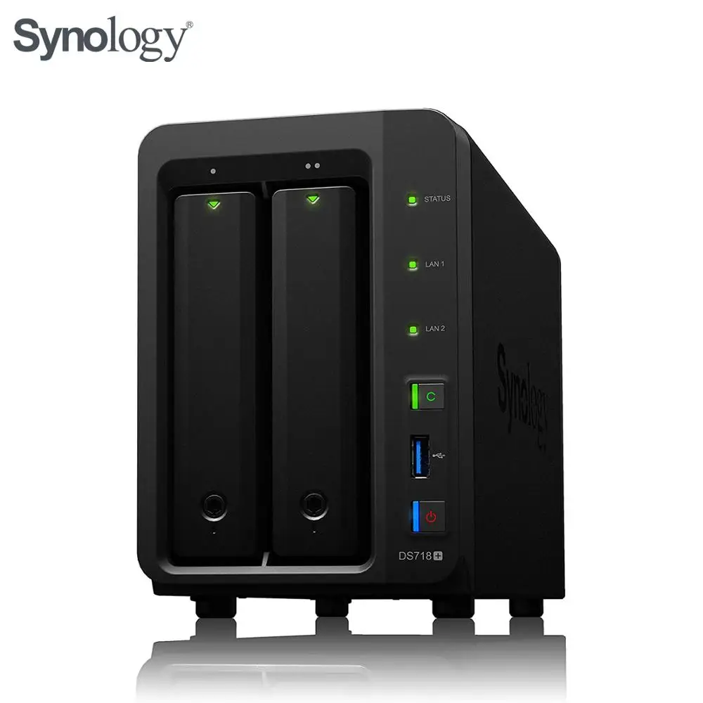 Synology 2 bay NAS DiskStation DS718+(бездисковый