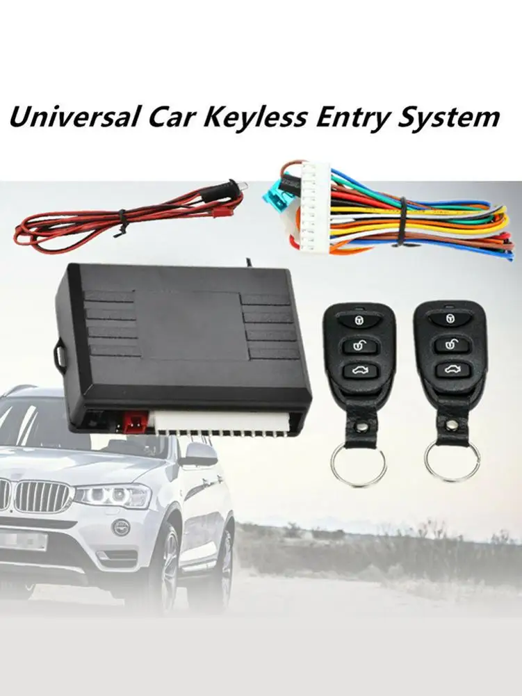  12/24V Car Remote Central Door Lock Keyless Remote Control Universal Car Alarm Systems Central Lock