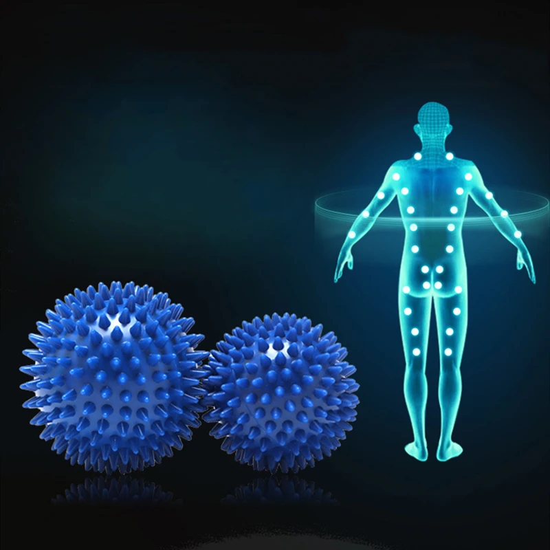 Massage Ball PVC Spiky Trigger Point Sport Fitness 7cm Exercise Balls