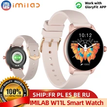 

IMILAB W11L Smart Watch Women Wristband Lady Smartwatch Heart Rate SpO2 Pedometer Sleep Monitor IP68 Sports Fitness Tracker Gift