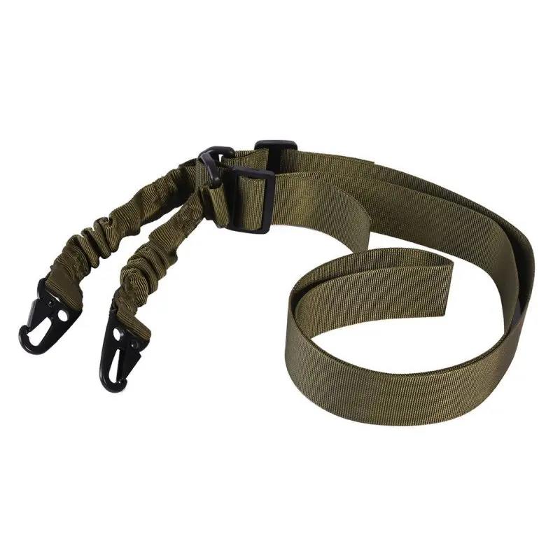 

AISPORT 1.4m 2 Point Nylon Multi-function Adjustable Tactical Rifle Sling Hunting Gun Strap Airsoft Mount Bungee System Kit