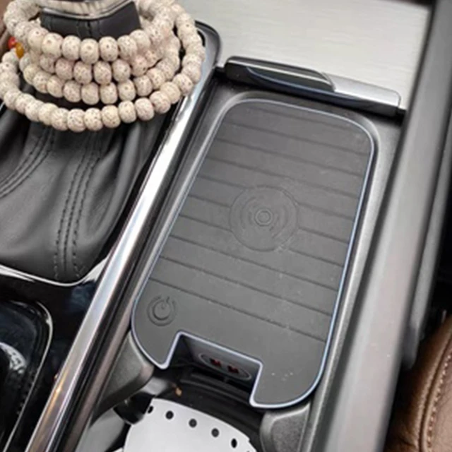 Chargeur sans fil de voiture 15w avec support de téléphone, plaque de charge pour Volvo XC90 S90 V90 XC60 S60 V60 C60 2018 2019 2020, accessoires 