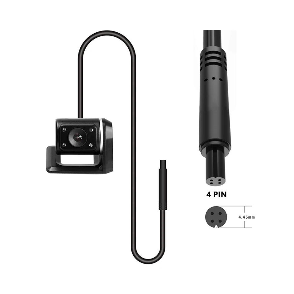 Камера заднего вида ночного видения 4 ИК-светильник 480P для автомобильного видеорегистратора B40 B40D A1 Z4 B10 B90s C30 3,5 мм AV-IN 4-контактный видеорегистратор