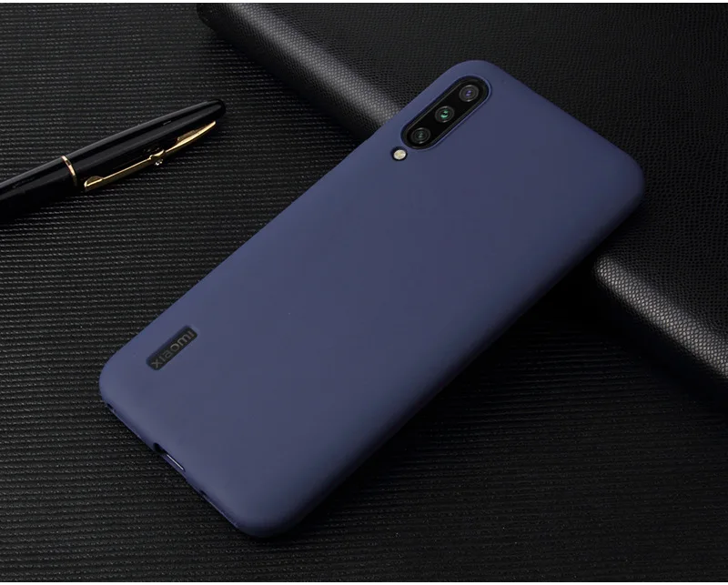 Xiaomi Mi 9 lite карамельный цвет чехол Xiaomi Mi 9 lite задняя крышка для Xiaomi Mi 9 lite матовый однотонный Мягкий Силиконовый ТПУ чехол s