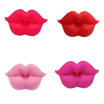 

4pcs Couple Party Props Lips Shaped Pacifiers Soother Silicone Appease Toy Nursing Accessories for Newborn Toddler