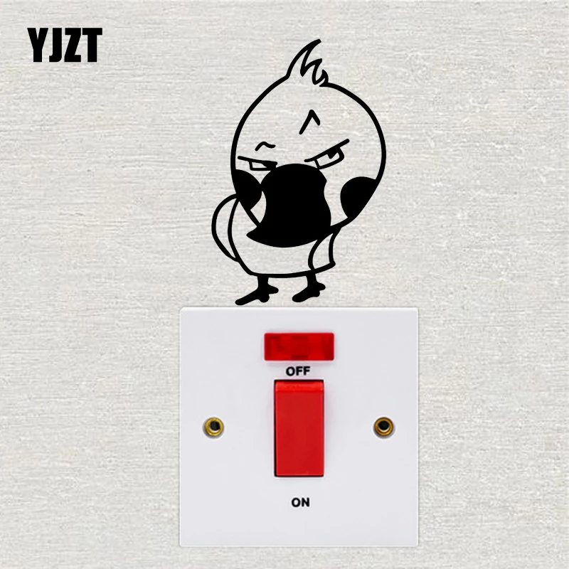 Yjzt Bebek Marah Anak Anak Kamar Dekorasi Kartun Hewan Stiker Vinil Stiker Dinding Switch Stiker S19 0402 Wall Stickers Aliexpress