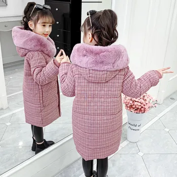 

Children Winter Jacket 2020 New Parka Coat for Girls Baby Clothes Warm Clothing Thick Cotton Kids Hooded Outerwear Girls Jacket