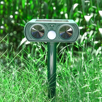 

Bird Cat Dog Bat Cat Dog Ultrasonic Repellent Keep Animals Away Farm Garden Solar Powered Anti Pest Mouse Device