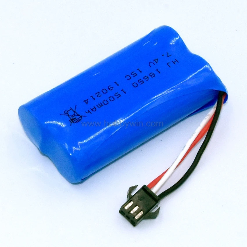 7,4 V 2S 1500mAh 15C литий-ионный аккумулятор SM-3P разъем для радиоуправляемой модели багги автомобиль грузовик Truggy катер