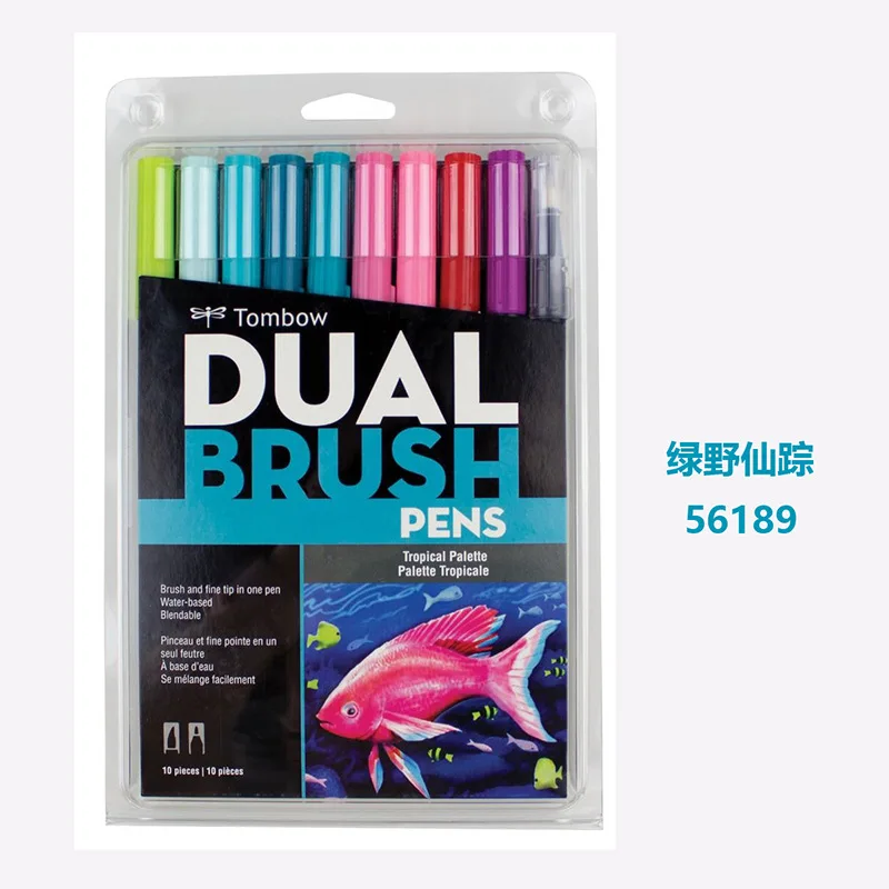 Tombow Abt 96/108 цветов двойная фотография маркер с подставкой мягкий акварель
