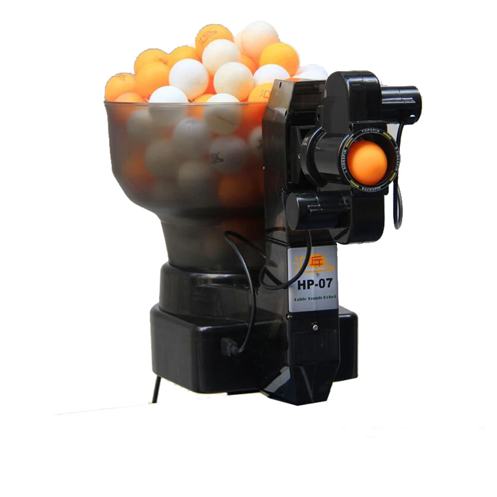 Express Shipping HUIPANG HP-07 Table Tennis Robot/Machine Portable Robot Suitable for 40+ balls