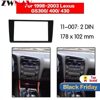 

Car DVD Player frame For Lexus GS300/ 400/ 430 1998 1999 2000 2001 2002 2003 2004 2005-2008 Auto Radio Multimedia NAVI fascia