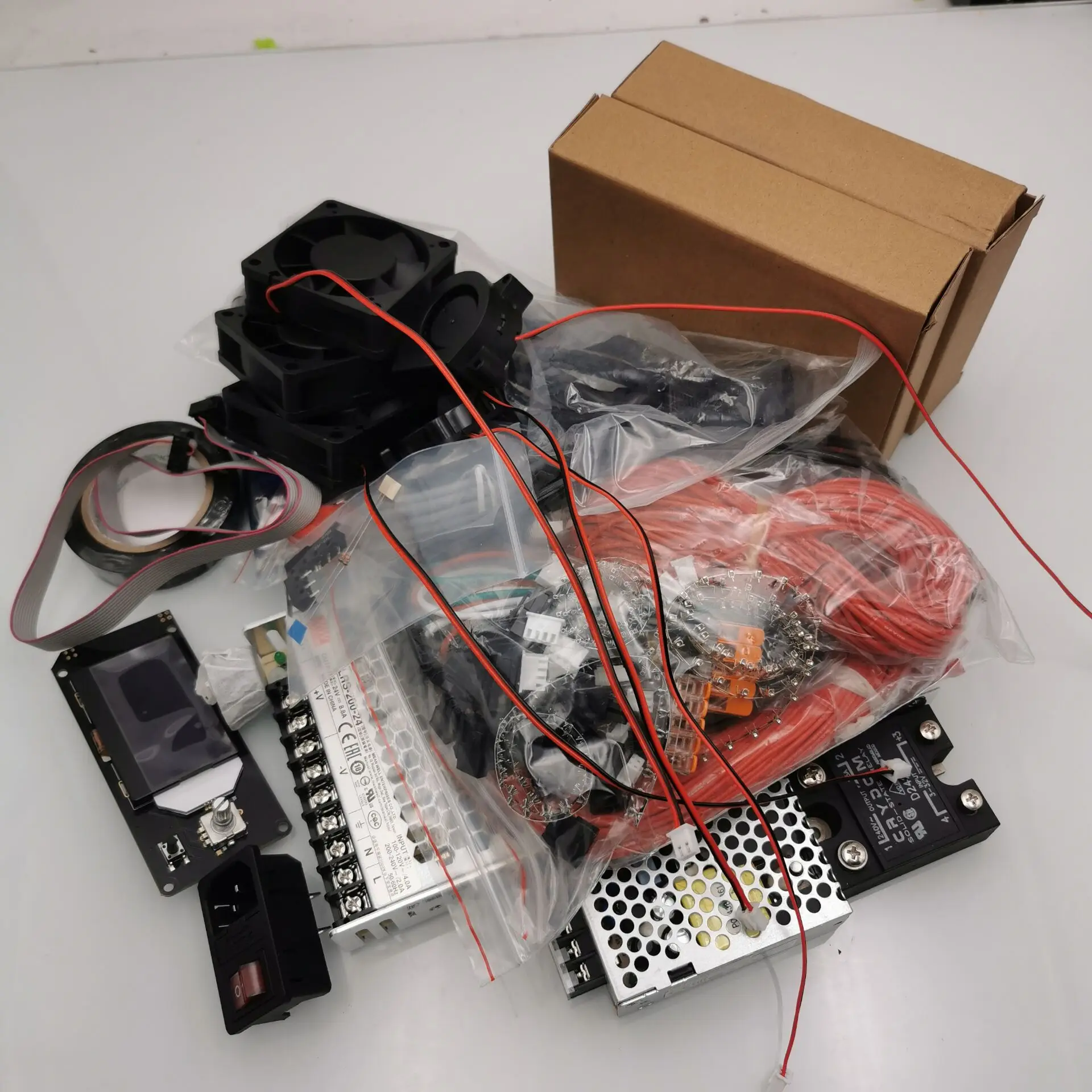 Funssor VORON 2.4 3D printer DIY SKR1.3 Electronic Parts Set Meanwell power TMC2209 Connector pack