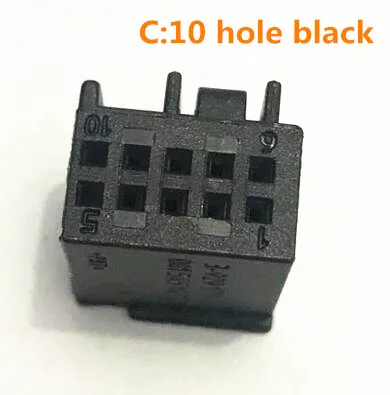 10 hole black
