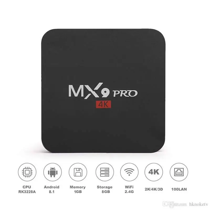 IP tv Android 8,1 ТВ приставка MX9 4K IP tv код 1 год IP tv Франция Бельгия голландский арабский и турецкий подписка, IP tv приставка