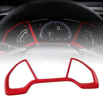 

Ar Front Dashboard Decorative Frame Trim Modified Interior Suitable For Honda Civic 10th 16-20 Car Dashboard ABS Car Accessories