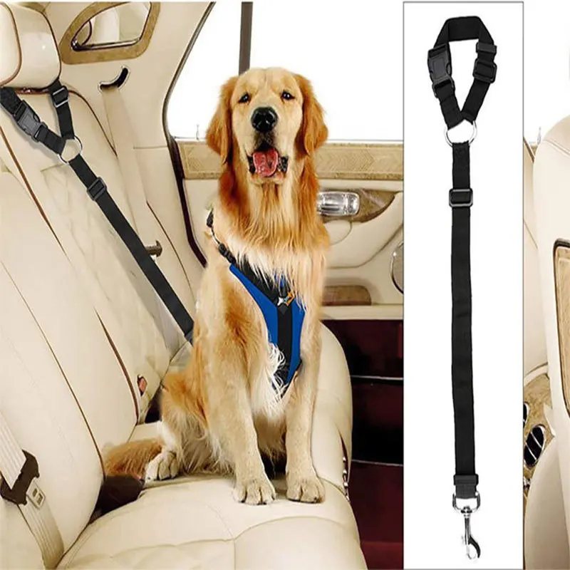 Dog Car Seat Belt Cat Strap Seatbelt Safety Adjustable Seat Belt