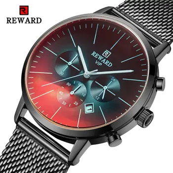 

Relogio Masculino Men's Wistwatch Waterproof Watch Fashion Special Colorful Glass Sport Watch Creative Luxury Waterproof Clock
