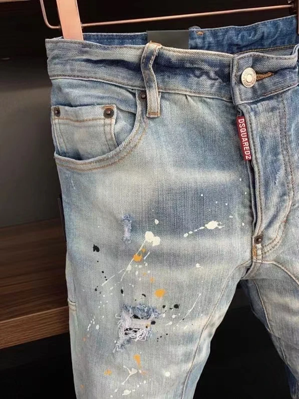 2021 Fashion Trend Dsquared2 Ripped 