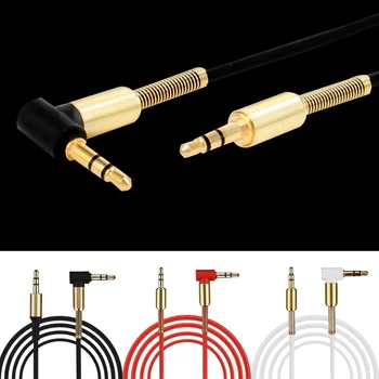 

Audio Cable Gold Plating 3.5mm Male to Male Car Aux Auxiliary Cord Jack Stereo Audio Cable for Phone iPod MP3