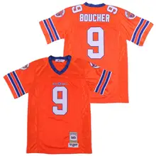 Футболка с надписью "The Waterboy" для американского футбола 9 Sandler Bobby Boucher Цвет Оранжевый Размер S-XXXL