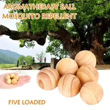 Практичные шарики против моли, ароматерапия, 5 шт., Натуральная ЗАЩИТА, круглая камфора, прочная, комнатная, домашняя, деревянная, цветная, автомобильная, дерево, репеллент