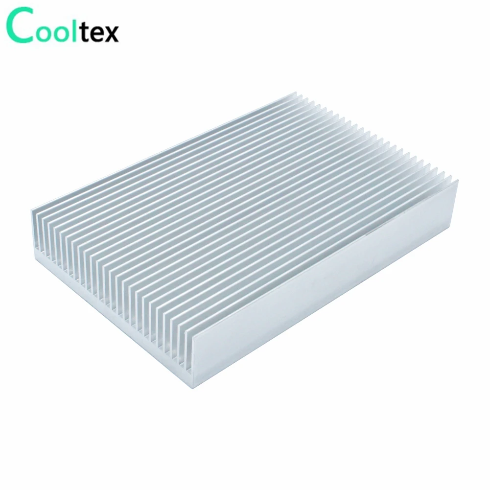 Dissipador de Calor de Alumínio 200x130x33.3 mm Radiador Refrigeração para Chip Led Amplificador de Potência Dissipação de Calor - Imagem 4