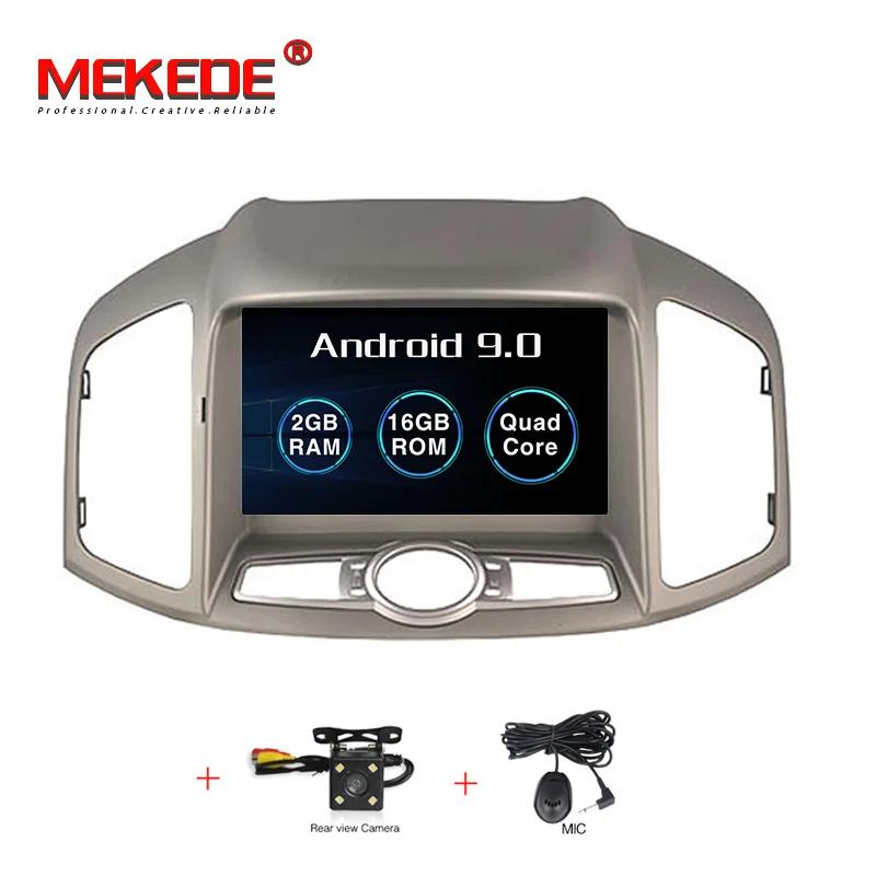MEKEDE 4G ram 64G rom Android 9,0 автомобильный мультимедийный плеер для CHEVROLET CAPTIVA 2012-2013 с RDS gps навигатор wifi - Цвет: PX30