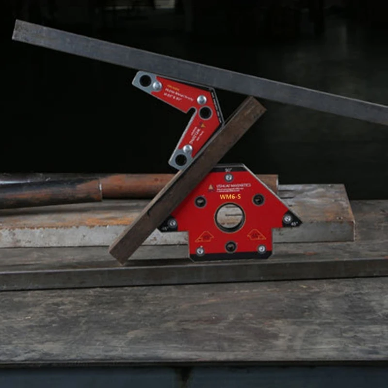 WSFS Hot 2Pcs/Set Wm6-S Magnetic Welding Clamp Magnet Welding Holder For Three-Dimensional Welding