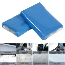 Barra de arcilla para lavar vehículos, herramientas de limpieza, limpiador de rincones del coche, cuidado automático, azul, 100g