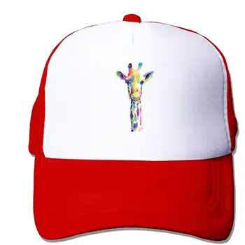 

HHNYL Rainbow Giraffe Mesh Snapback Trucker Hats Baseball Cap