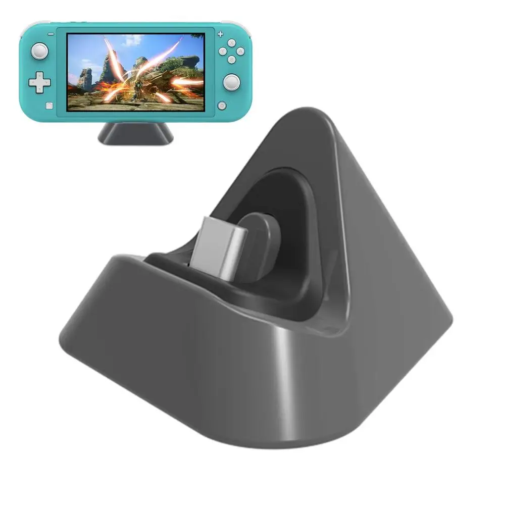 Зарядная док-станция для nintendo Switch Lite и PND Switch, компактная Подставка для зарядки w/type C для nintendo Switch Lite