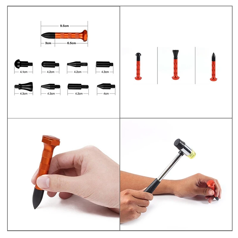 Tools Paintless Dent Removal Dent Removal Paintless Dent Puller Auto Repair Tool Glue Tabs Hail Repair Tools Type-2