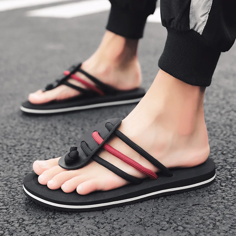 

Slipper Summer Flip-flops New Style Korean-style Trend Cool Anti-slip Outer Wear Soft Bottom Men Sandals Slippers